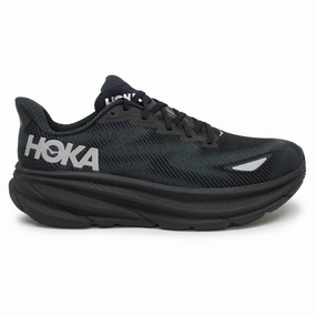 Buy Shoes India Hoka Clifton 9 GTX Textile Synthetic Men's Running Black Black Trainers
