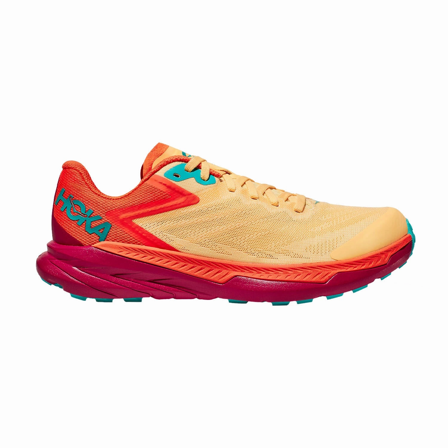 Men's Hoka Zinal, Impala/Flame, 10 D Medium And Orthotics