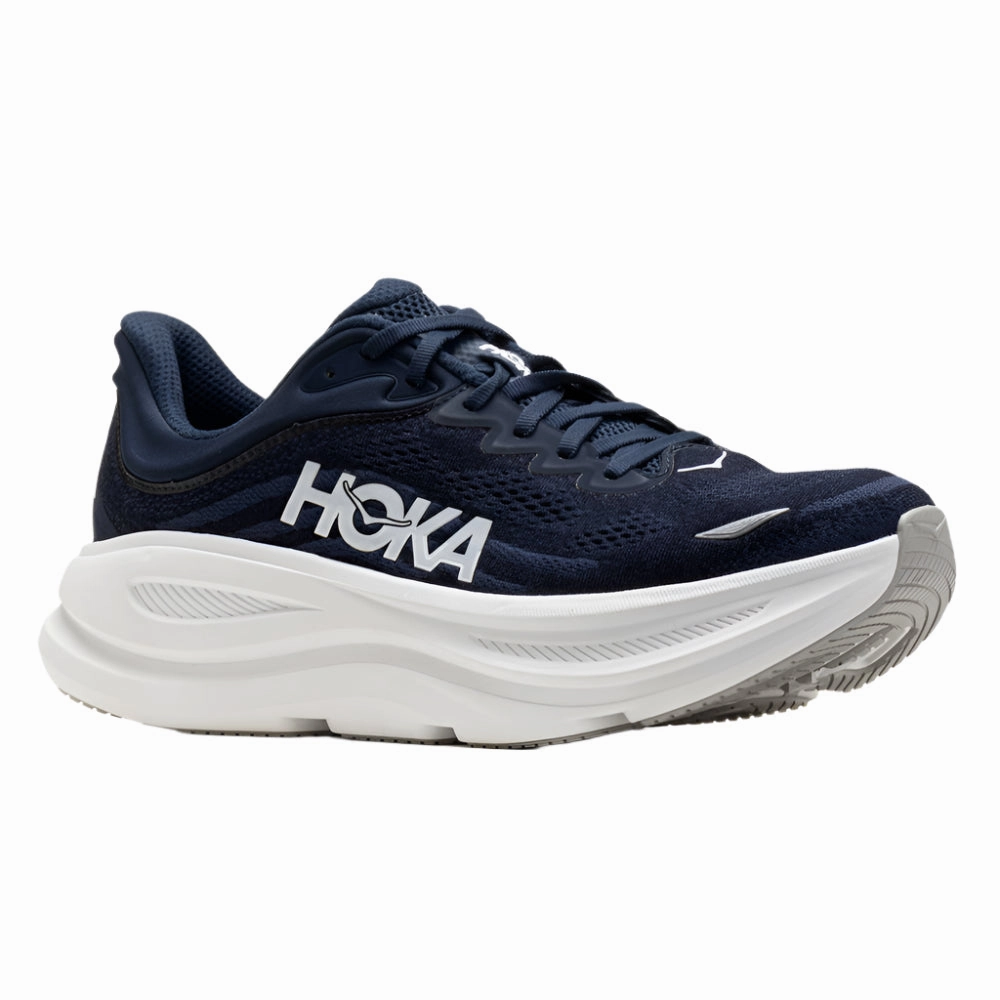 Hoka Men's Bondi 9 Varsity Navy / White Extra Wide Shoes Charleston Sc
