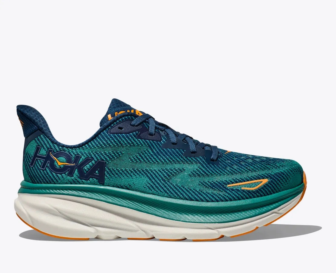 Hoka Mens Clifton 9 - Midnight/Oceanic (1127895-MCN) Shoes In Vancouver