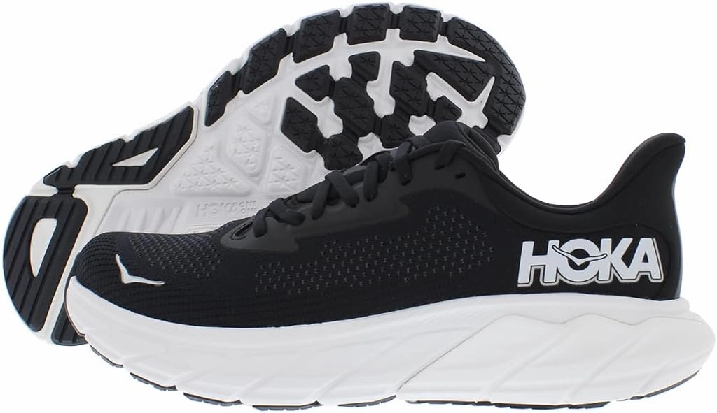 HOKA ONE ONE Arahi 7 Mens Shoes Size 11, Color: Black/White Shoes Sport Chek