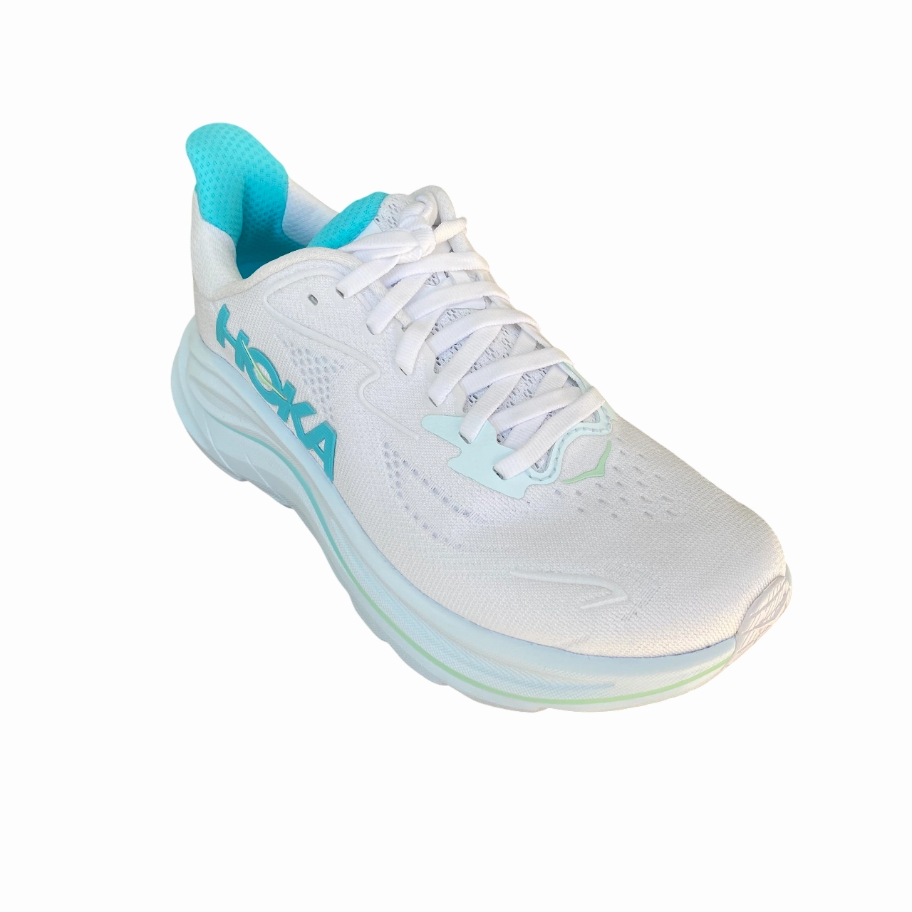 Plantar Plate Tear Hoka One One scarpa da corsa da donna Clifton 10 1162031-WTCL bianco-cielo