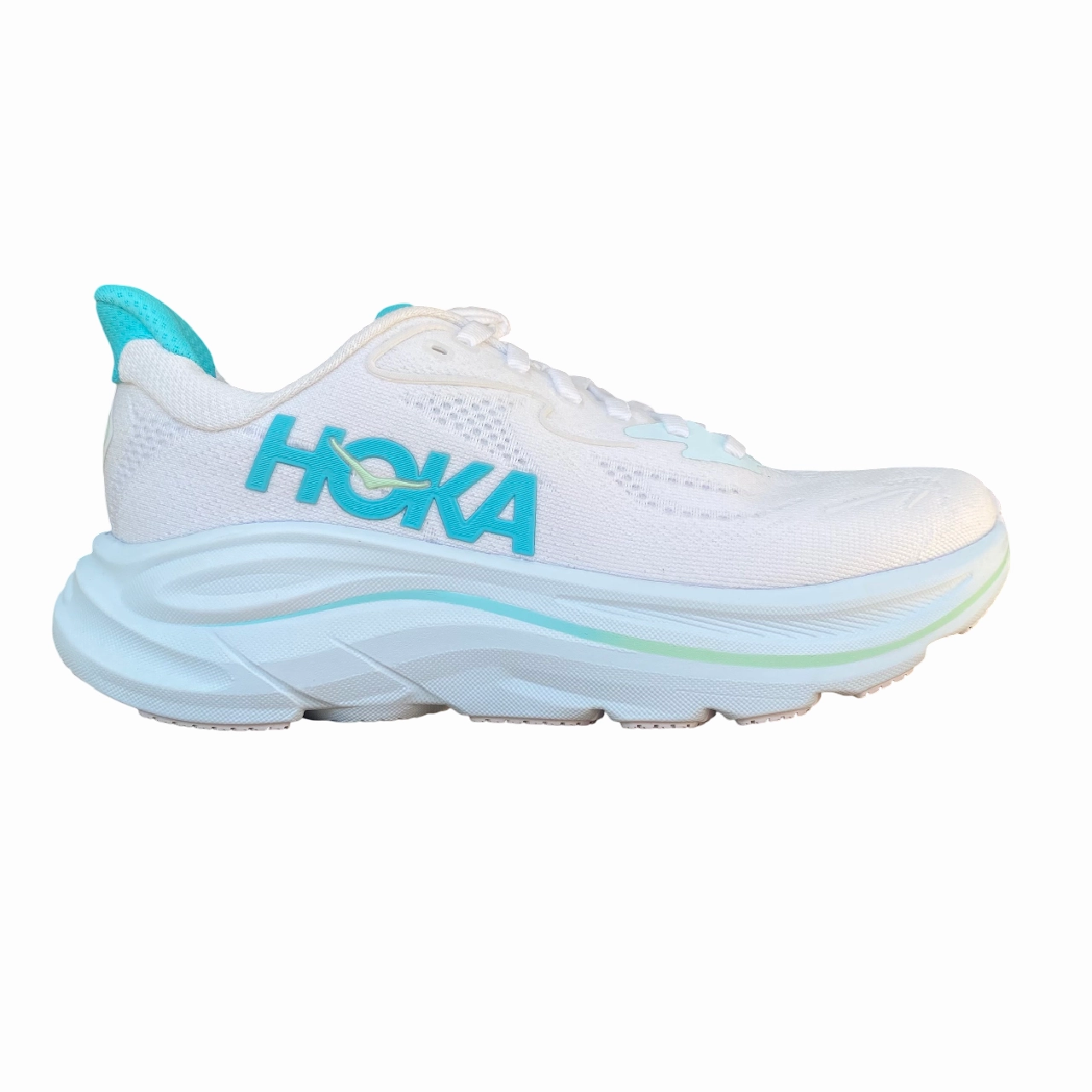 Shoes Donna Hoka One One scarpa da corsa da donna Clifton 10 1162031-WTCL bianco-cielo