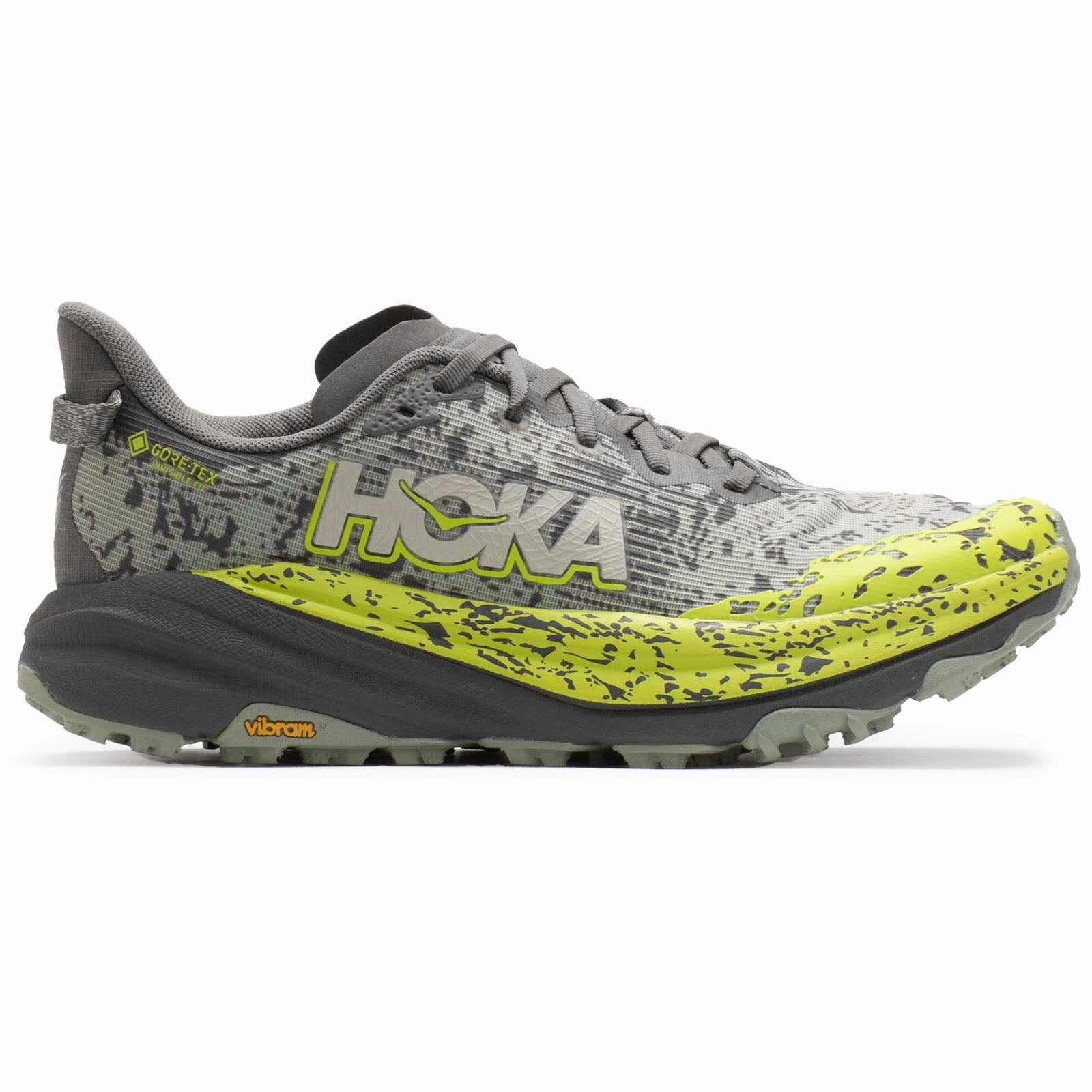 Hoka Speedgoat 6 GTX Textile Men's Slate Aloe vera Running Trainers Winston Salem Nc