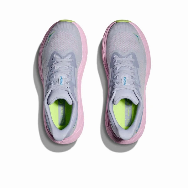 Best Shoe Insoles For Flats Hoka Womens Arahi 7 Wide - Gull/Pink Twilight (1147890-GLP)