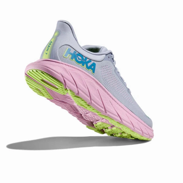 Hoka Womens Arahi 7 Wide - Gull/Pink Twilight (1147890-GLP) Flat Shoes Petite