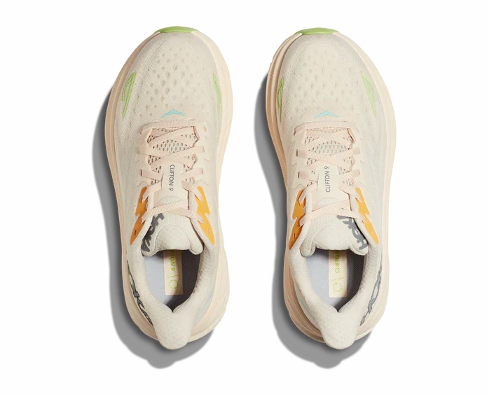 Hoka Womens Clifton 9 Wide- Vanilla Astral (1132211-VLS) Shoes In Pakistan