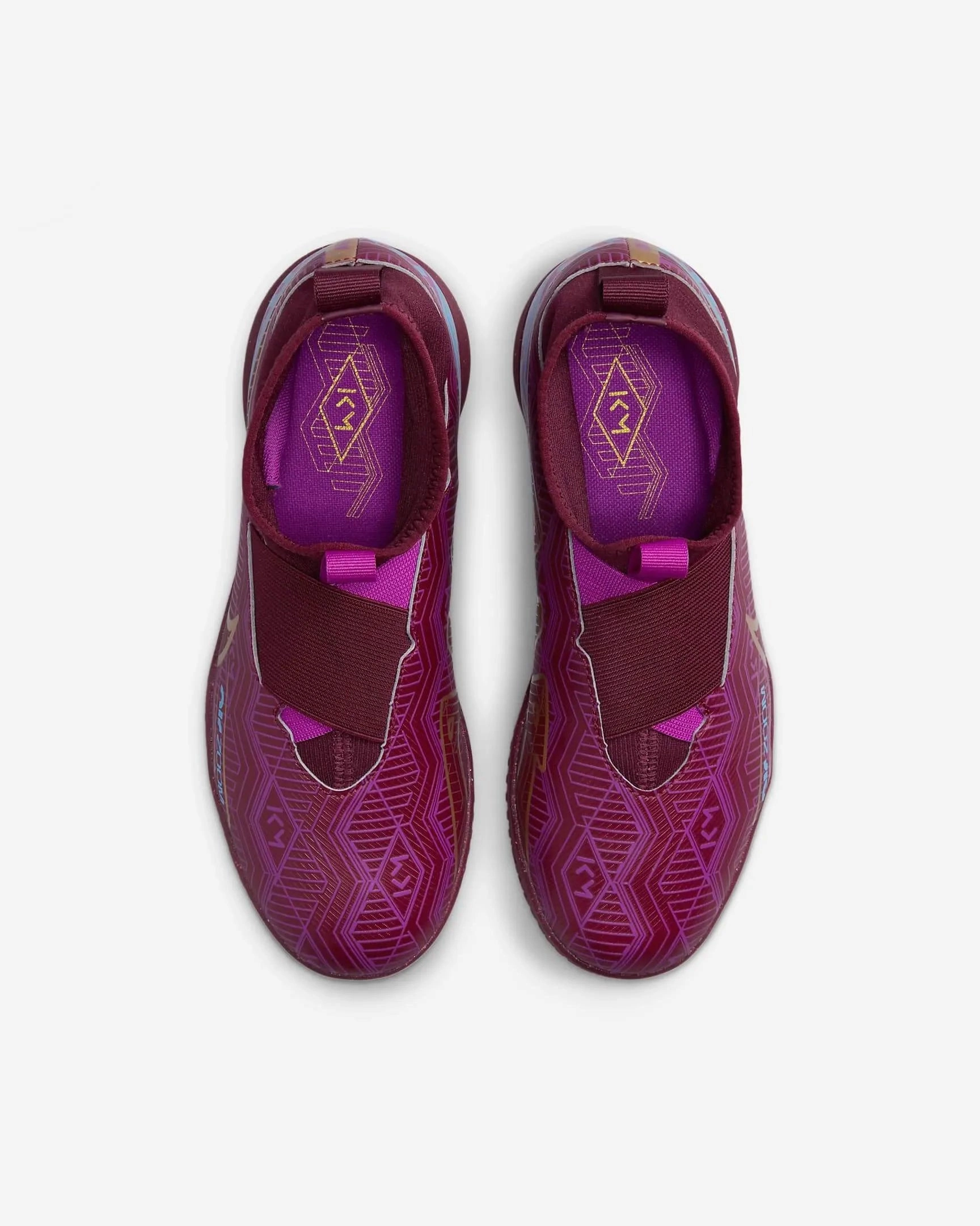 Nike Jr Zoom Superfly 9 Academy KM Indoor - Dark Beetroot-Gold Nike Cloth Shoes