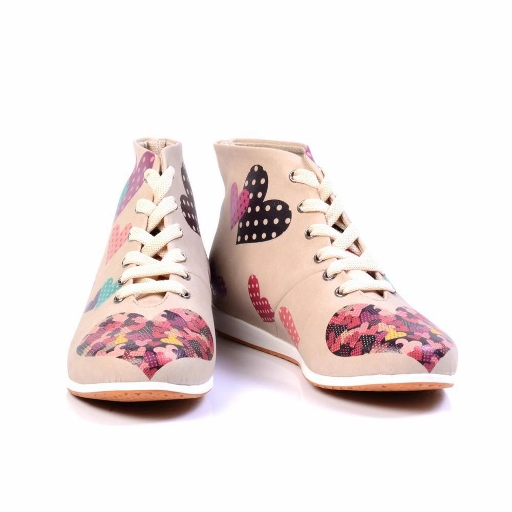 Daphne Boots Hearts Short Boots LND1138