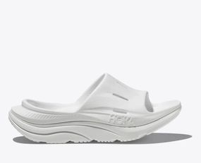 HOKA ORA RECOVERY SLIDE - WHITE / WHITE Sports Direct Shoes
