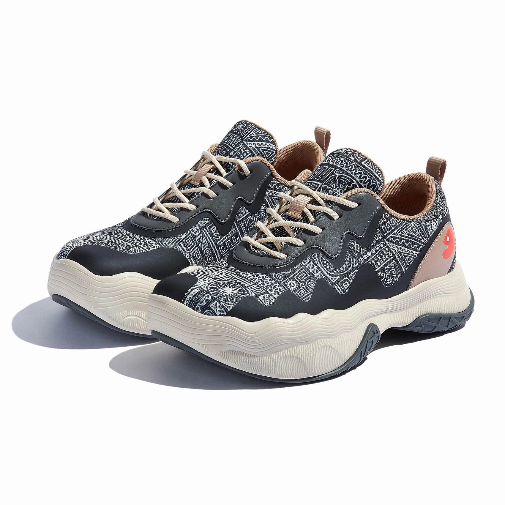 Geometric Dream Catalonia III Women Best Plush Walking Shoe