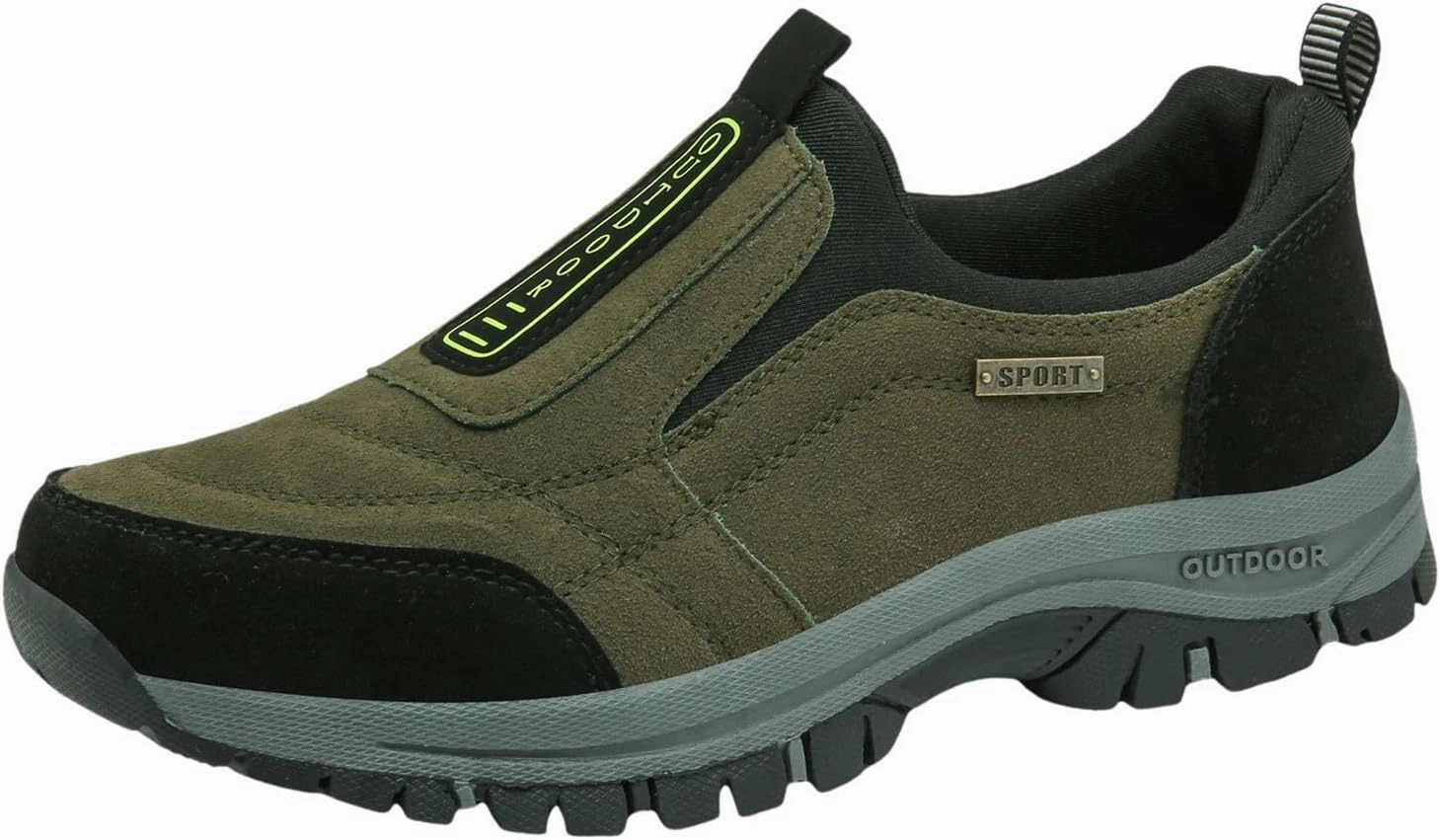 IWIHMIV Men Tennis Shoes Work Sneakers for Men Slip On Walking Shoes Running Shoes for Athletic Workout Casual Non Slip Sneakers Running Shoed