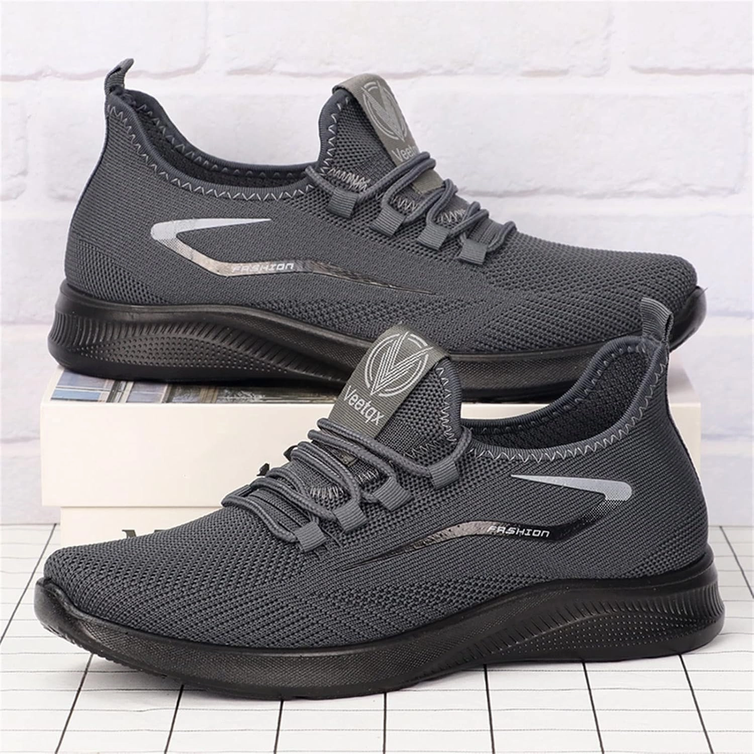 Road Running Shoes IWIHMIV Men Walking Shoes Mens Athletic Shoes Men Casual Sneakers Men's Running Shoes Tennis Shoes Breathable Non Slip Sneakers