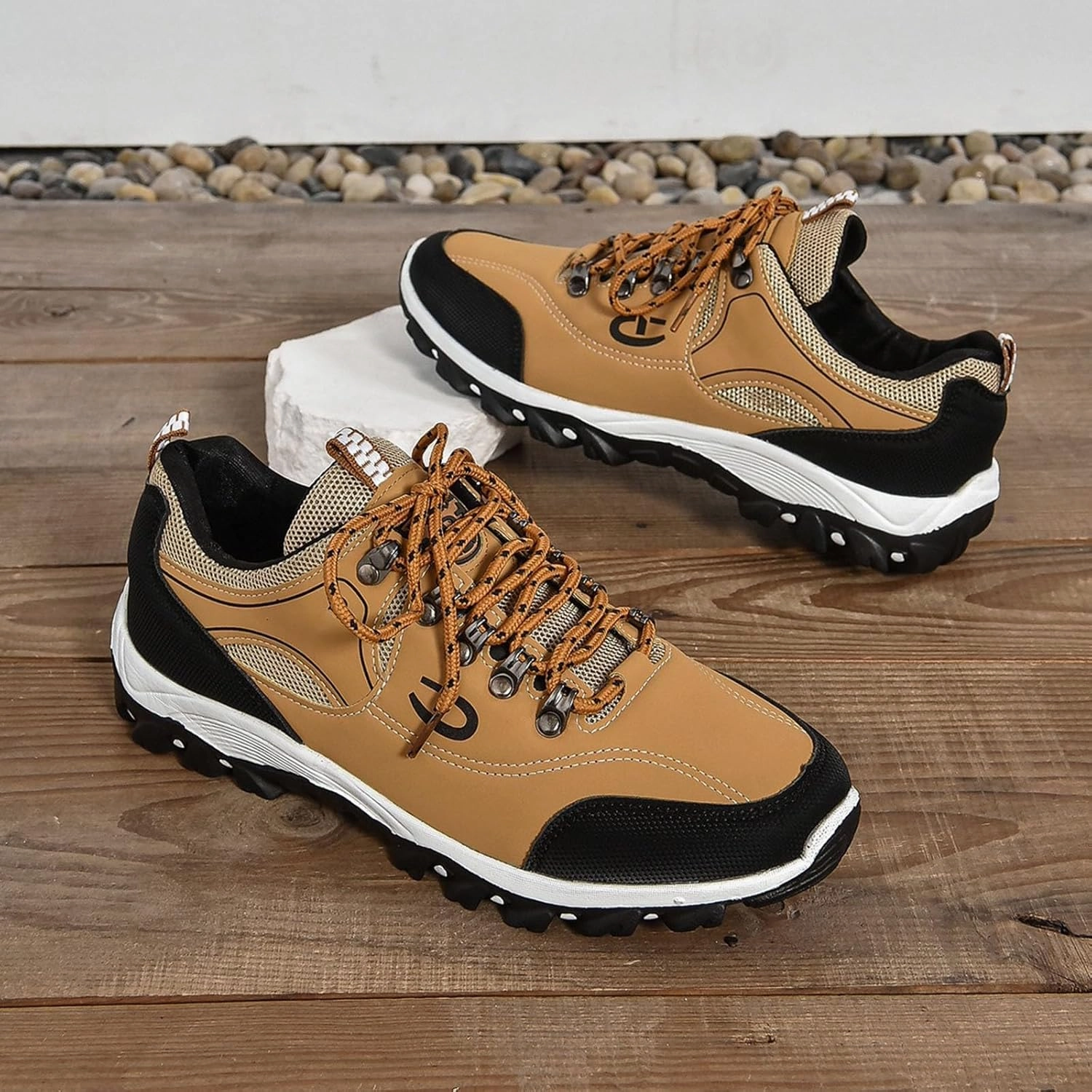 Most Durable Trail Running Shoes IWIHMIV Mens Athletic Shoes Hiking Sneakers for Men Slip on Walking Shoes Non Slip Breathable Lightweight Tennis Running Shoes