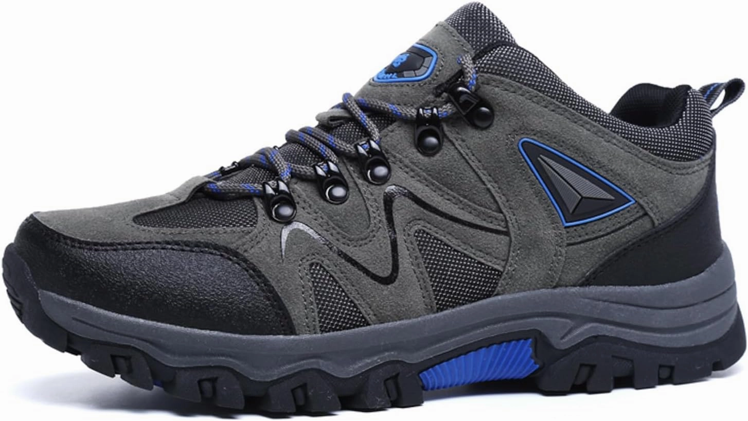 IWIHMIV Mens Athletic Shoes Hiking Sneakers for Men Slip on Walking Shoes Non Slip Breathable Lightweight Tennis Running Shoes Cloudfoam Running Shoes