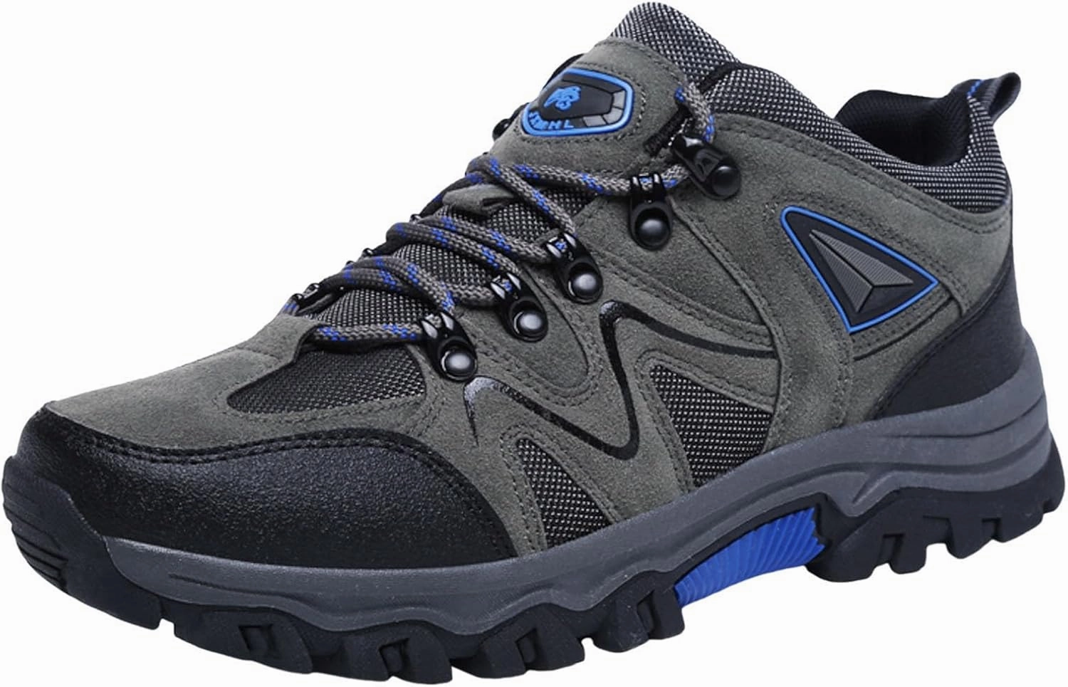 IWIHMIV Mens Athletic Shoes Hiking Sneakers for Men Slip on Walking Shoes Non Slip Breathable Lightweight Tennis Running Shoes Running Shoes Size 6