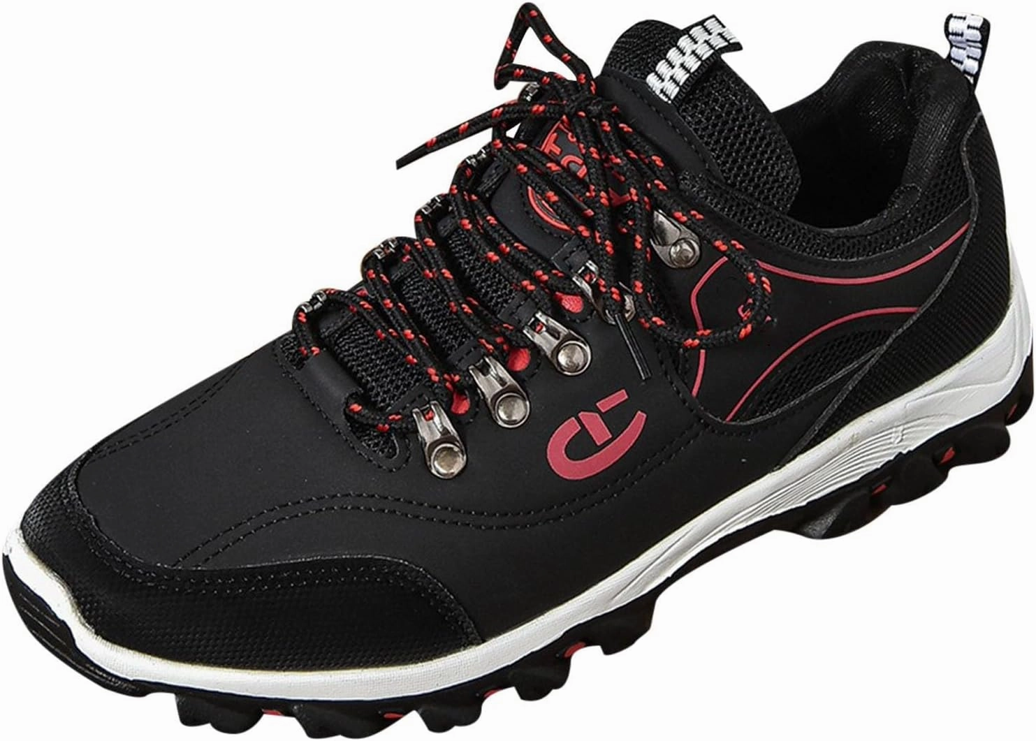 IWIHMIV Mens Athletic Shoes Hiking Sneakers for Men Slip on Walking Shoes Non Slip Breathable Lightweight Tennis Running Shoes Run 60s 3.0 Shoes