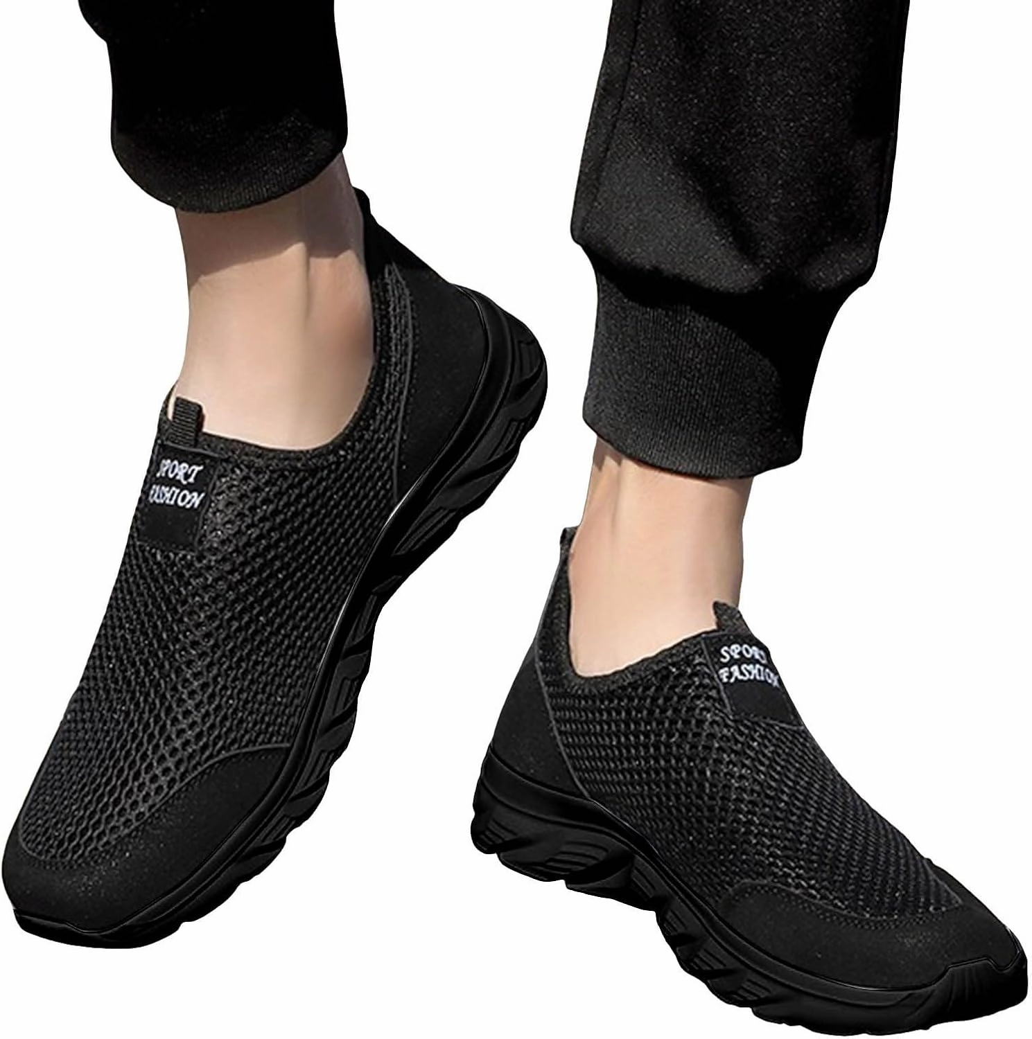 Best Carbon Plated Running Shoes IWIHMIV Mens Running Sneakers Mens Tennis Walking Shoes Casual Breathable Sneakers Comfort Non Slip Sport Athletic Shoes