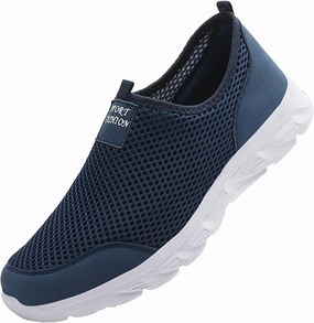 Running Shoes In Gym IWIHMIV Mens Running Sneakers Mens Tennis Walking Shoes Casual Breathable Sneakers Comfort Non Slip Sport Athletic Shoes