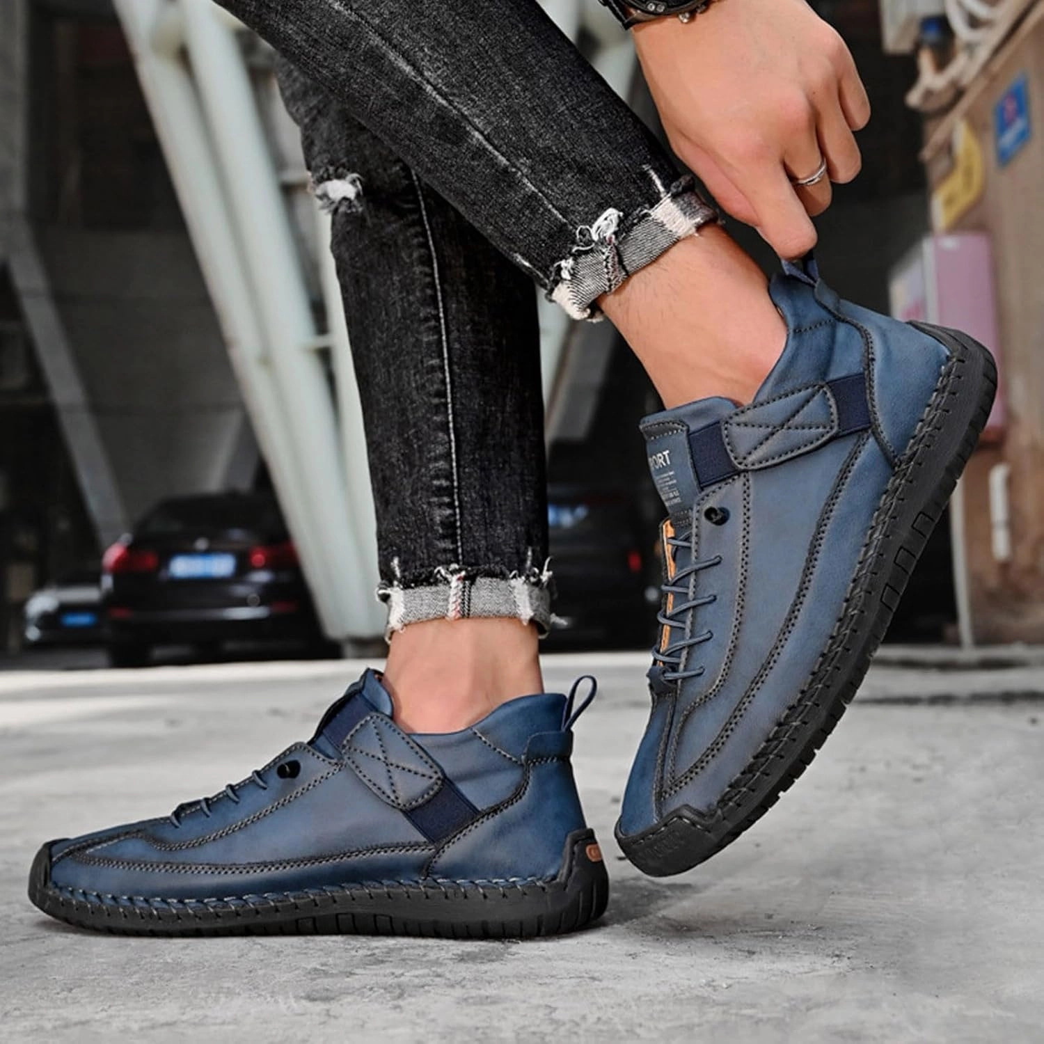 IWIHMIV Mens Slip On Shoes Men's Walking Running Tennis Shoes Athletic Casual Comfortable Sneakers Walking Shoes for Men Infinityrn 4 Road Running Shoes