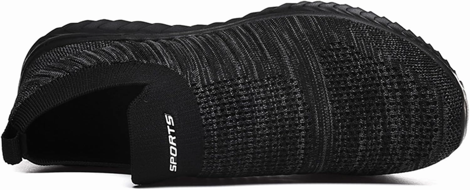 Ugliest Running Shoes IWIHMIV Mens Slip On Sneakers Mens Athletic Running Tennis Shoes Lightweight Breathable Comfortable Sport Walking Sneakers