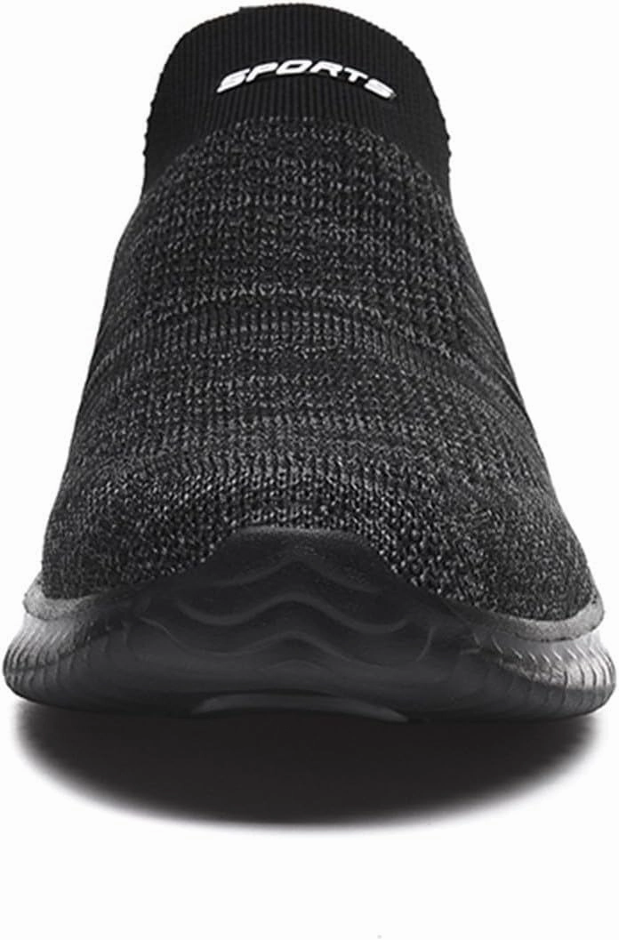 IWIHMIV Mens Slip On Sneakers Mens Athletic Running Tennis Shoes Lightweight Breathable Comfortable Sport Walking Sneakers Best Running Walking Shoes
