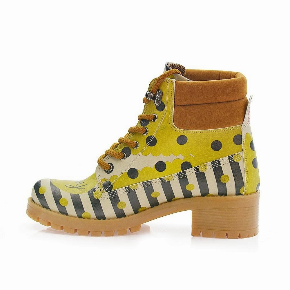 Joy Short Boots KAT104 Leather Dress Boots Over The Knee