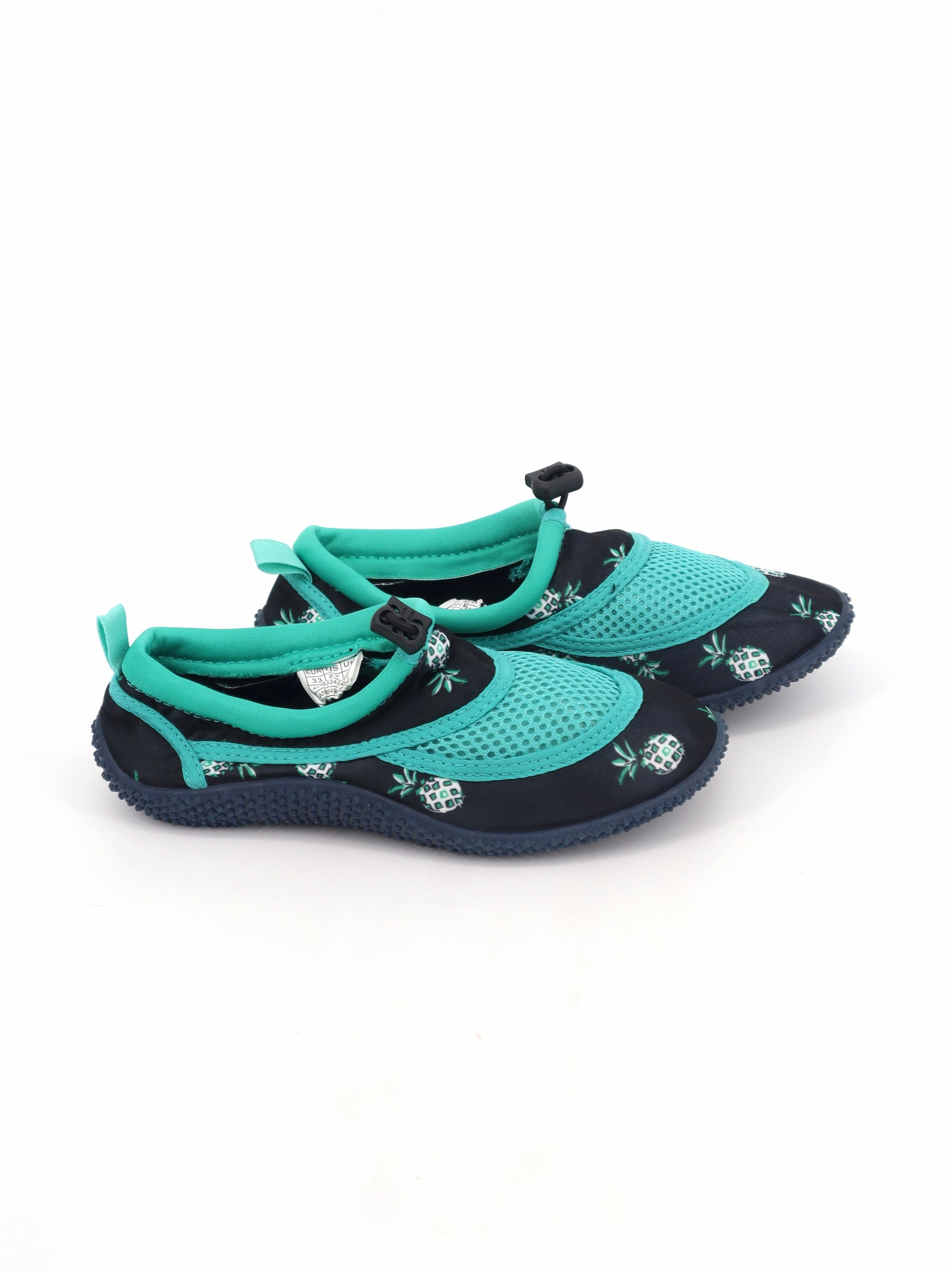 Moogle Slitters Kid's Boy Graphic Printed Water Shoes,Navy/Turquoise