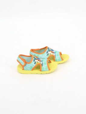 Stylish Business Casual Shoes Kid's Girl Graphic Printed Sandals,Yellow