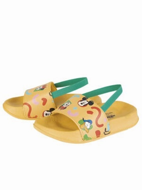 Kid's Girl's Printed Slippers,Yellow Custom Photo Slippers