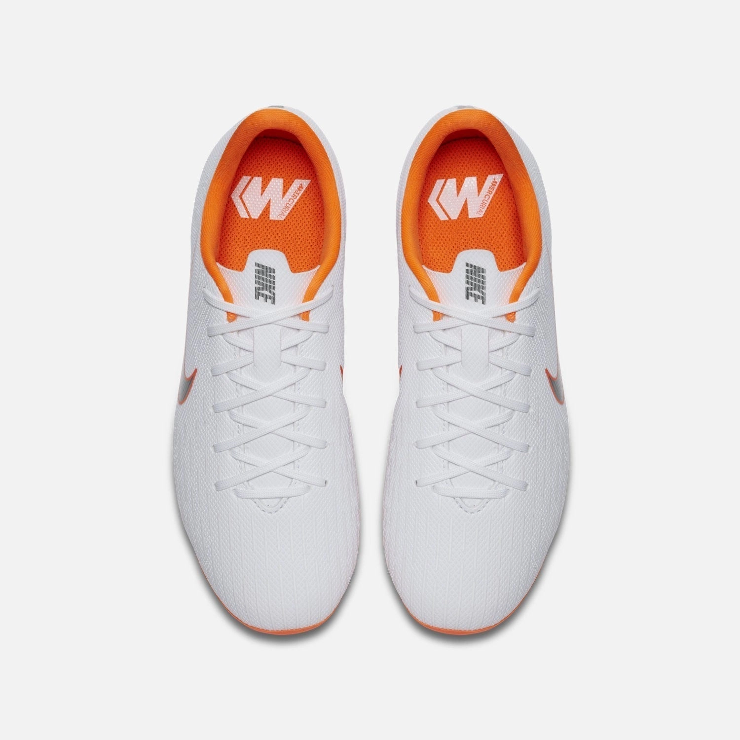 Kid's Mercurial Vapor XII Academy MG Soccer Shoes - White/Total Orange/Grey Best Soccer Cleats For Power