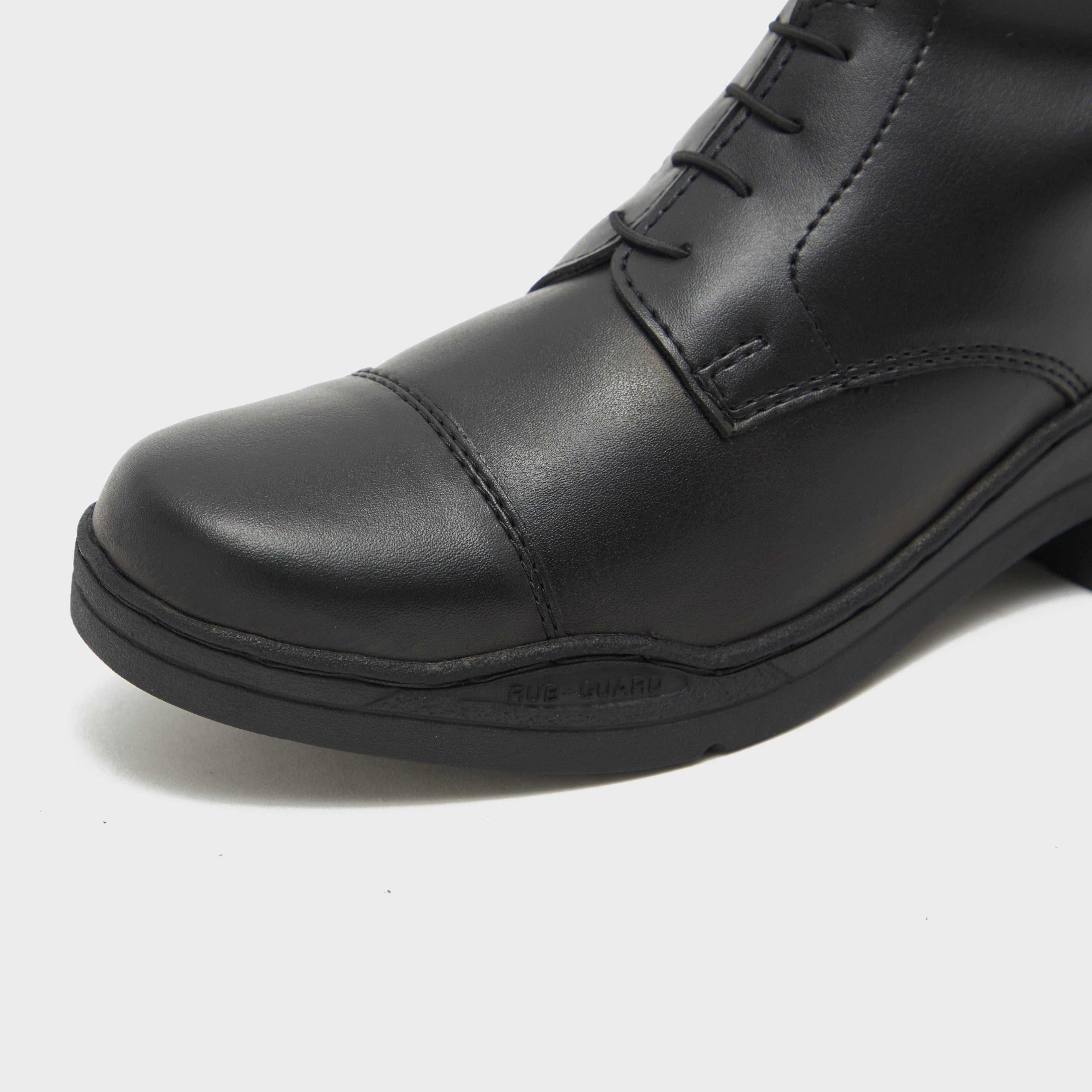 Kids Annan Long Riding Boots Black Brown Chunky Boots