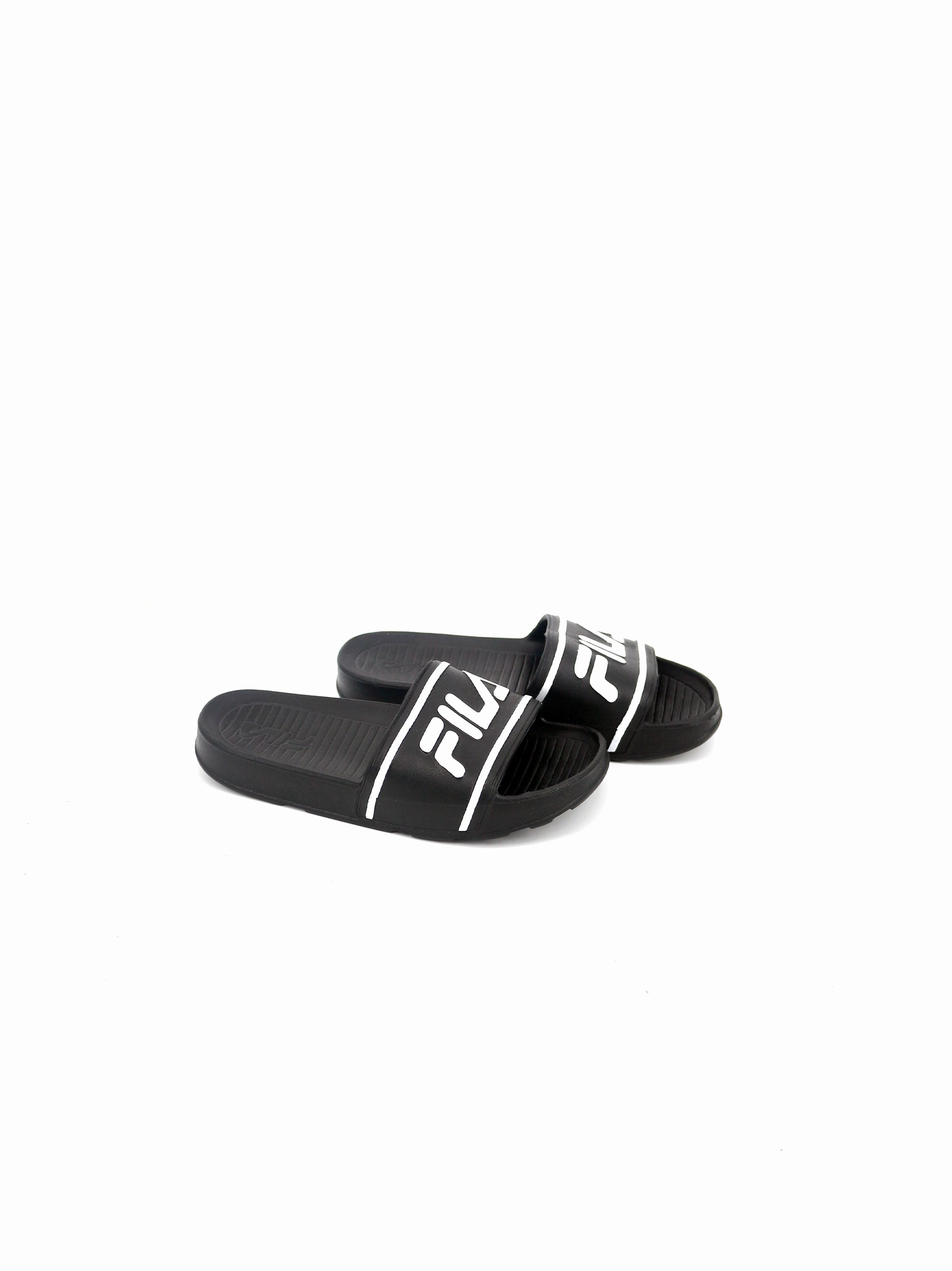 Kids Boy Brand Logo Slide,Black Shein Slippers