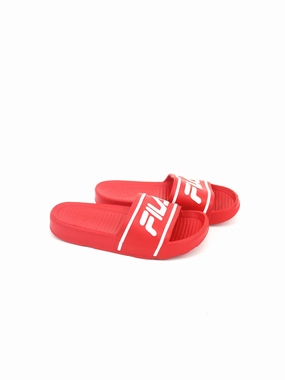 Kids Boy Brand Logo Slide,Red Smelly Slippers