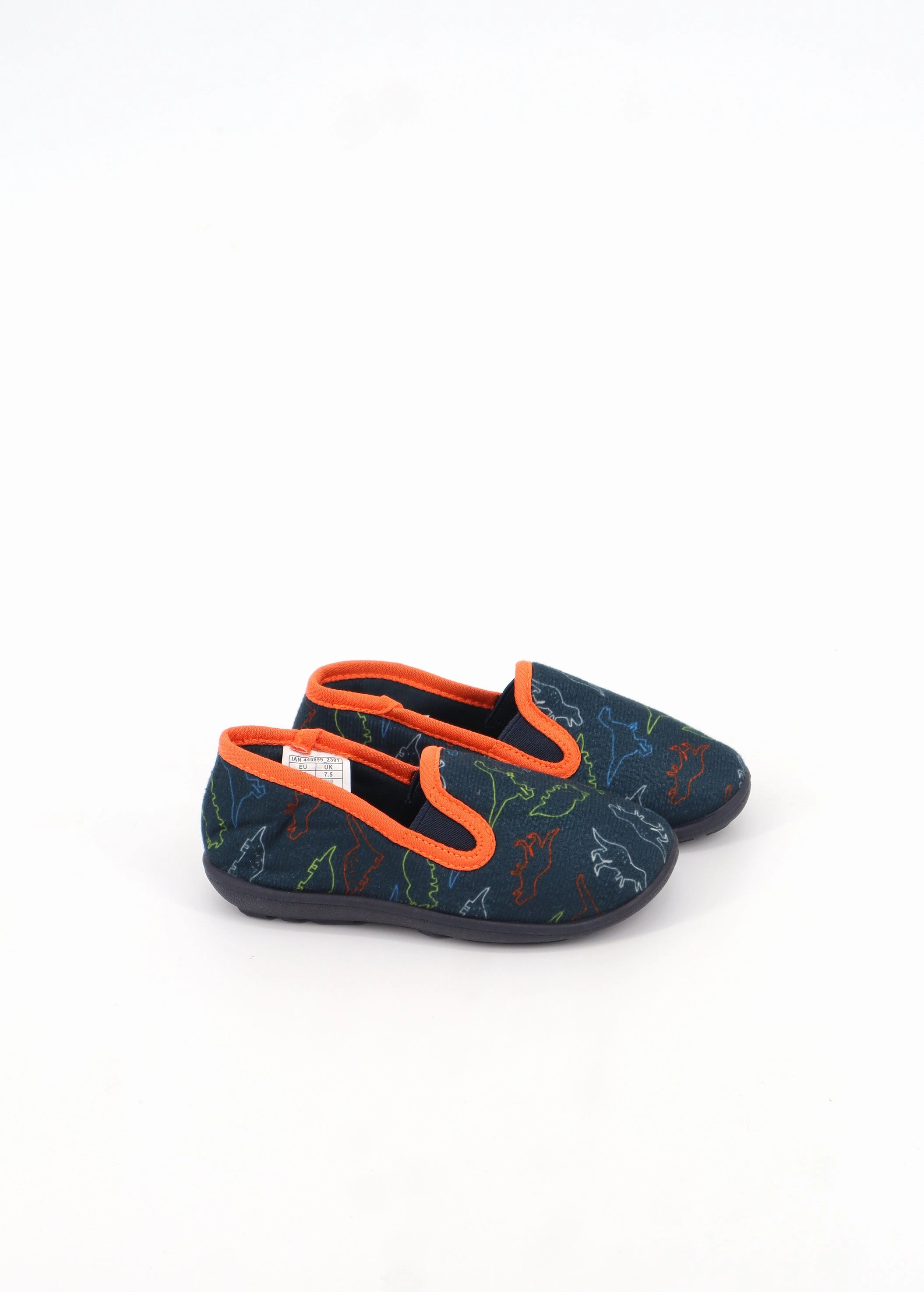 Kids Boy's Graphic Printed Slippers,Navy Western Slides