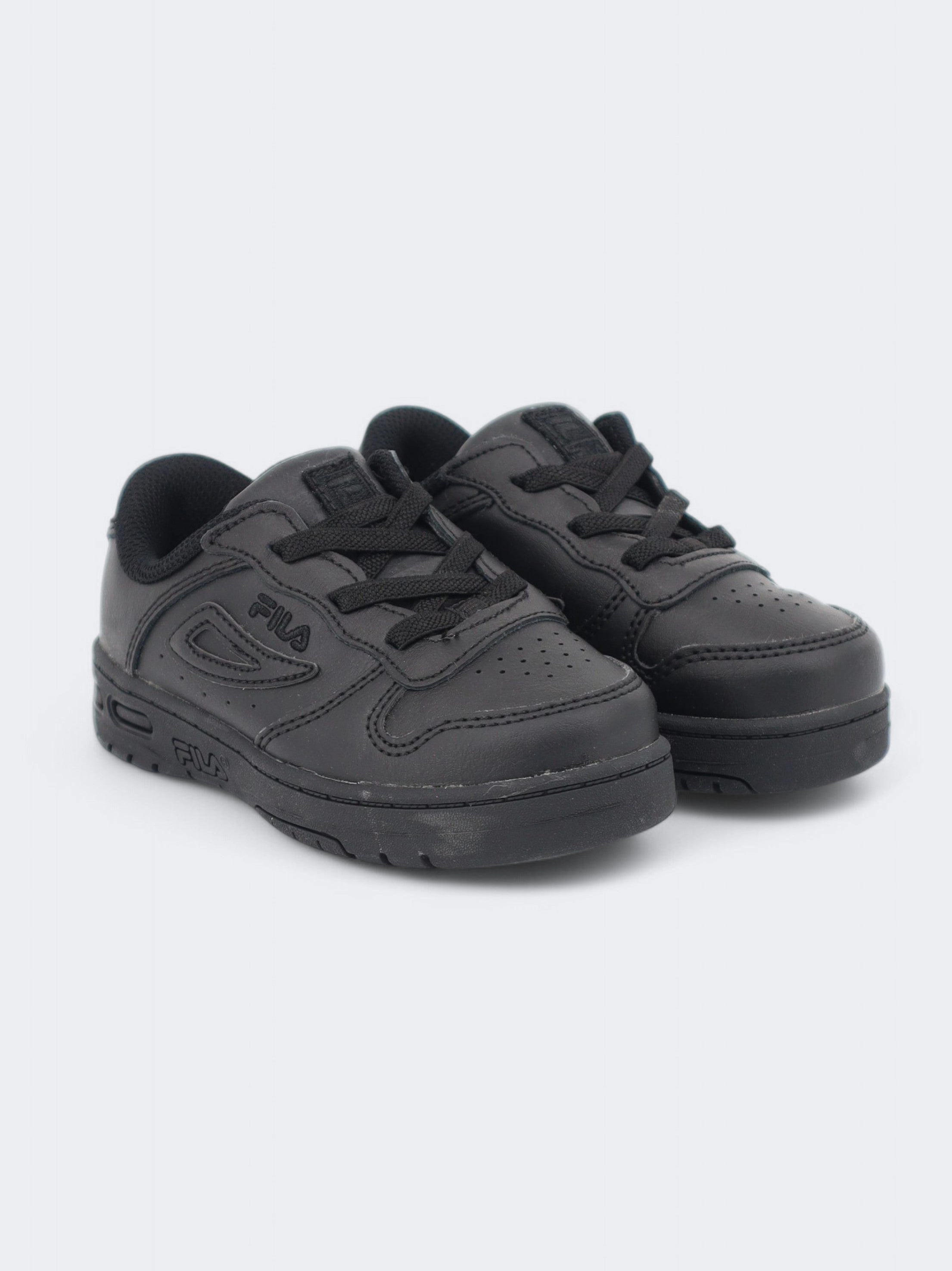 Kids Boy's Textured Sneakers,Black Keds Sneakers