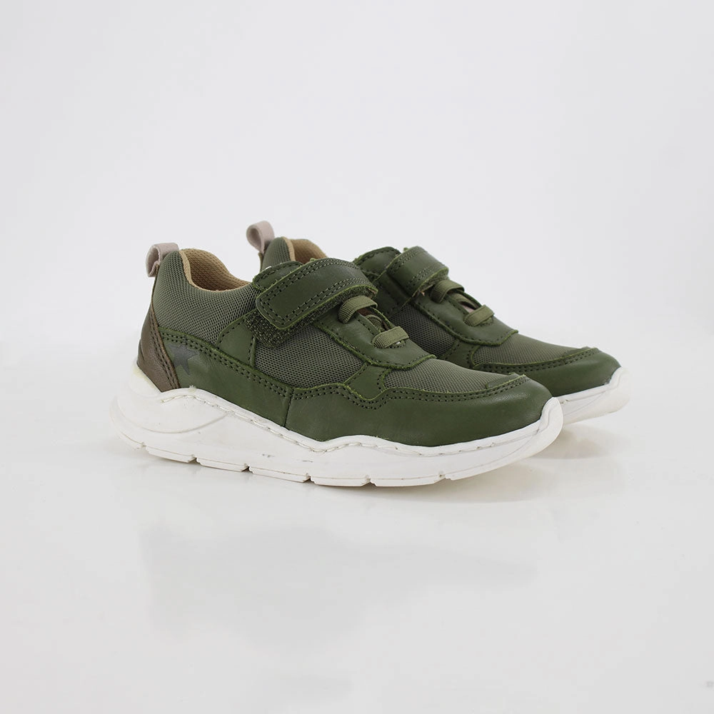 Kids Boy Sporty with a lightweight outer sole sneakers,Olive Ugg Casual House Shoes