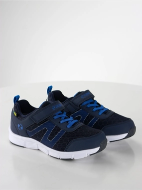 Kids Boy Textile Velcro Closure Shoes, Navy Franco Leone Casual Shoes