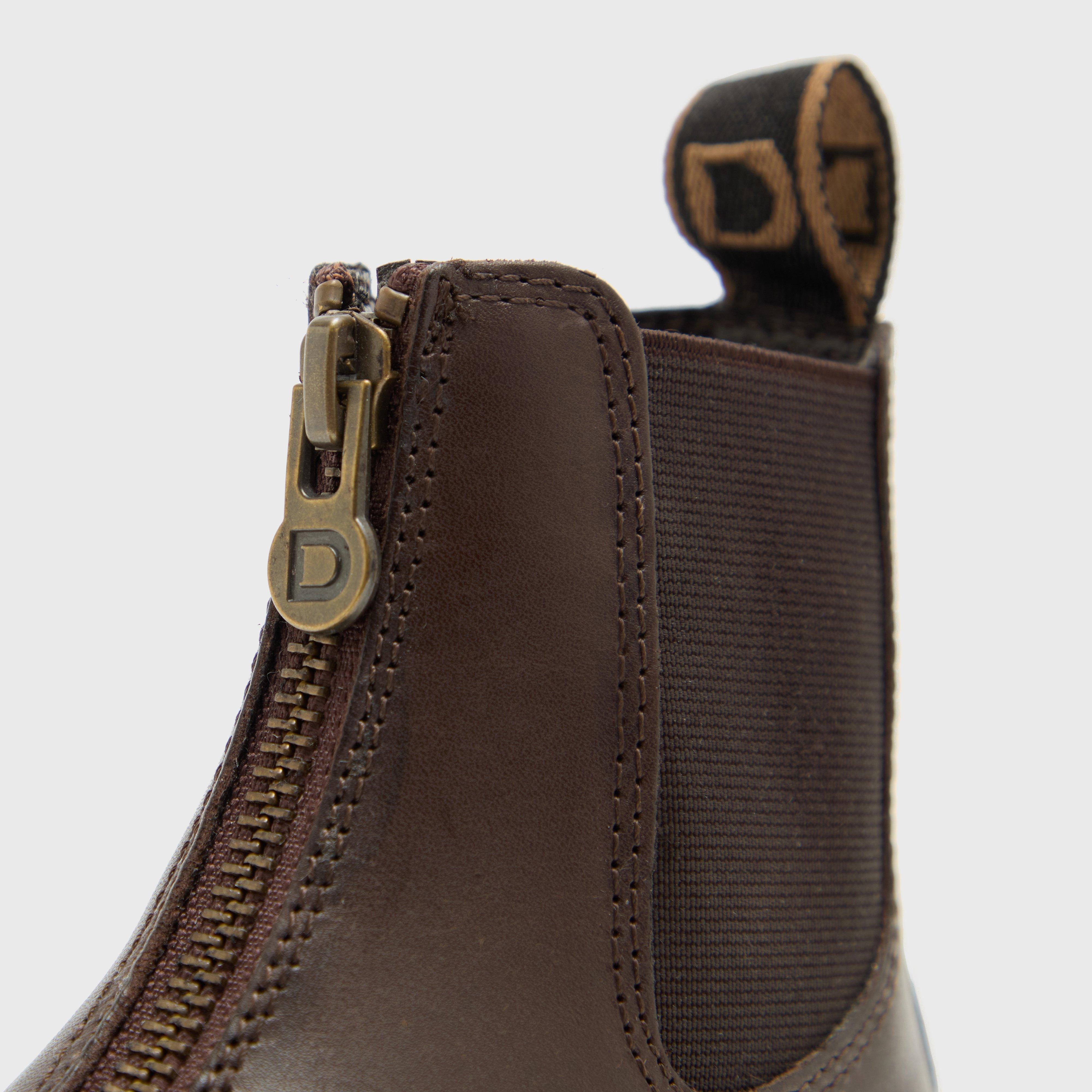 Tall Cowgirl Boots Kids Foundation II Zip Jodhpur Boots Brown