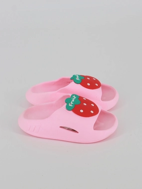 Kids Girl Fruit Slippers Shoes,Pink Slug Slippers
