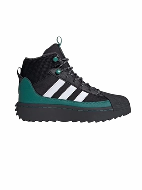 Kids Girl's Colorblocked Lined Ankle Boots,Black Wide Foot Cowboy Boots