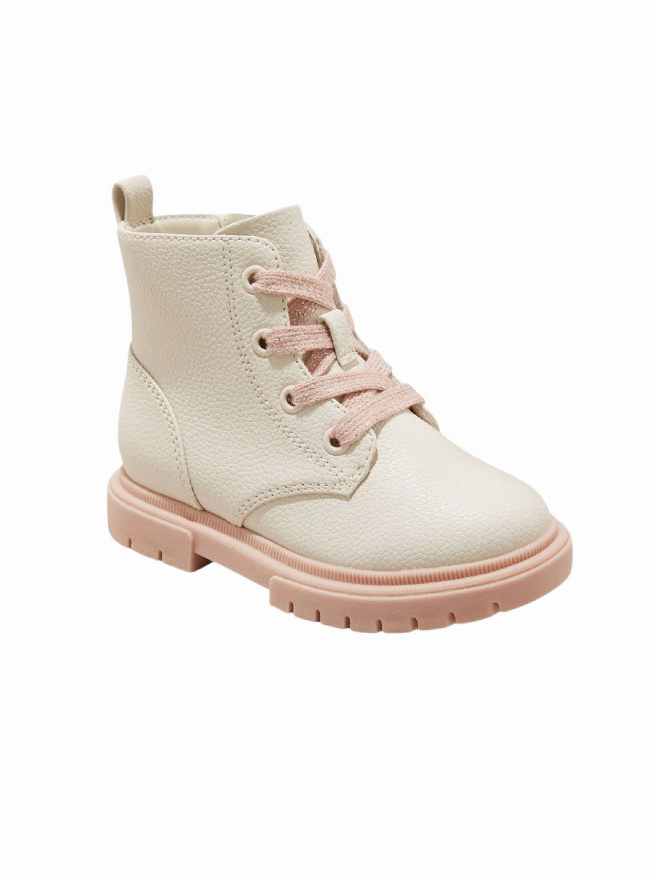 Cheap Ski Boots Kids Girl's Plain Ankle Boots,Cream