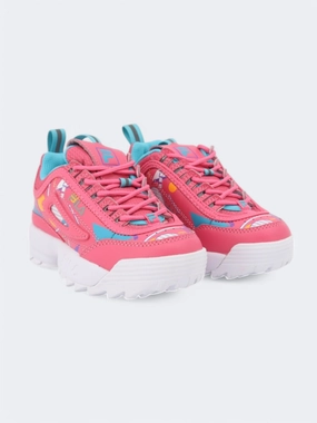 Kids Girl's Printed Sneakers,Pink Legendary Sneakers
