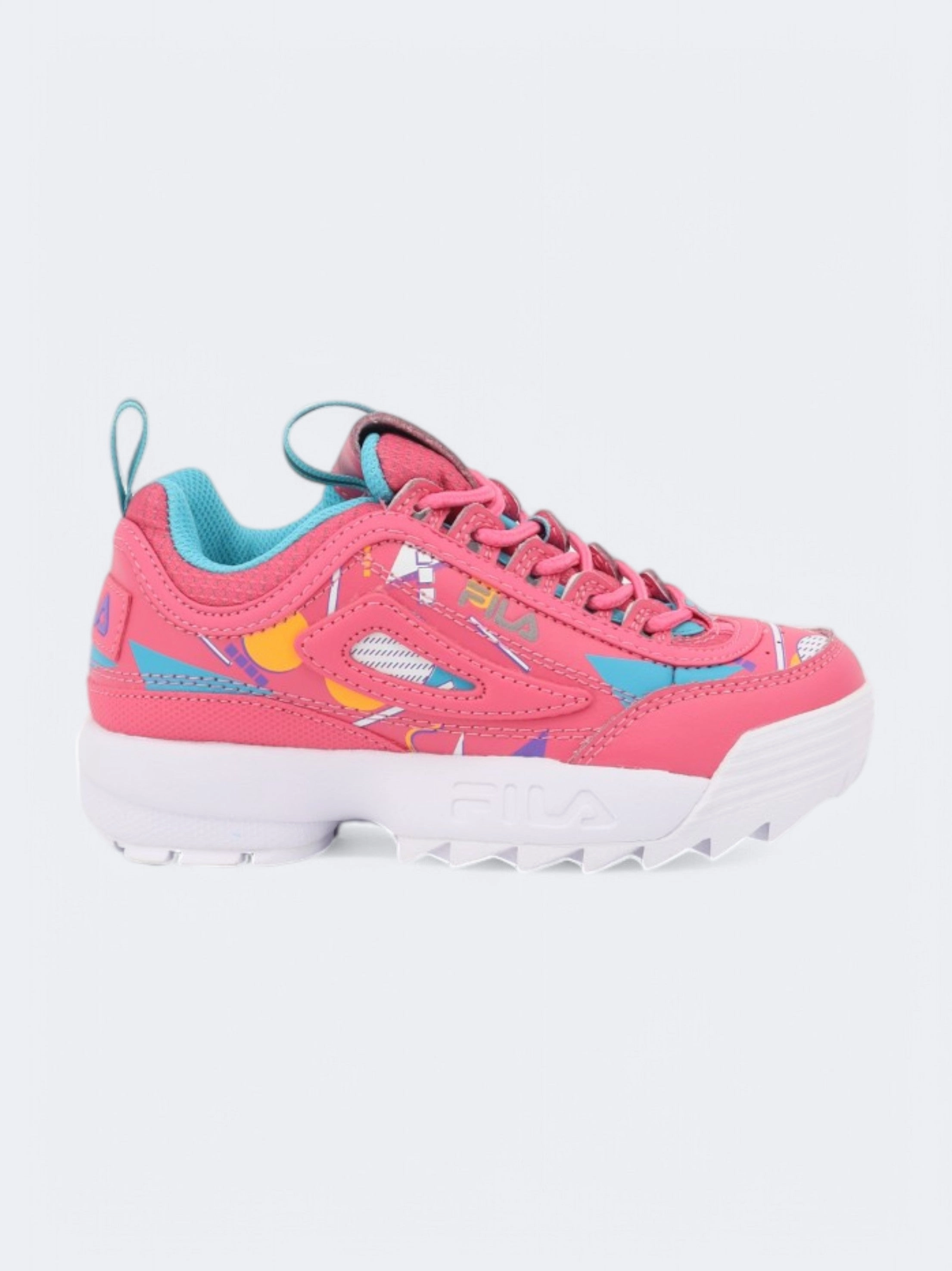 Flower Mountain Sneakers Kids Girl's Printed Sneakers,Pink