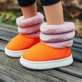 Kids long fur boot Sylphid Waterproof Garden Shoes