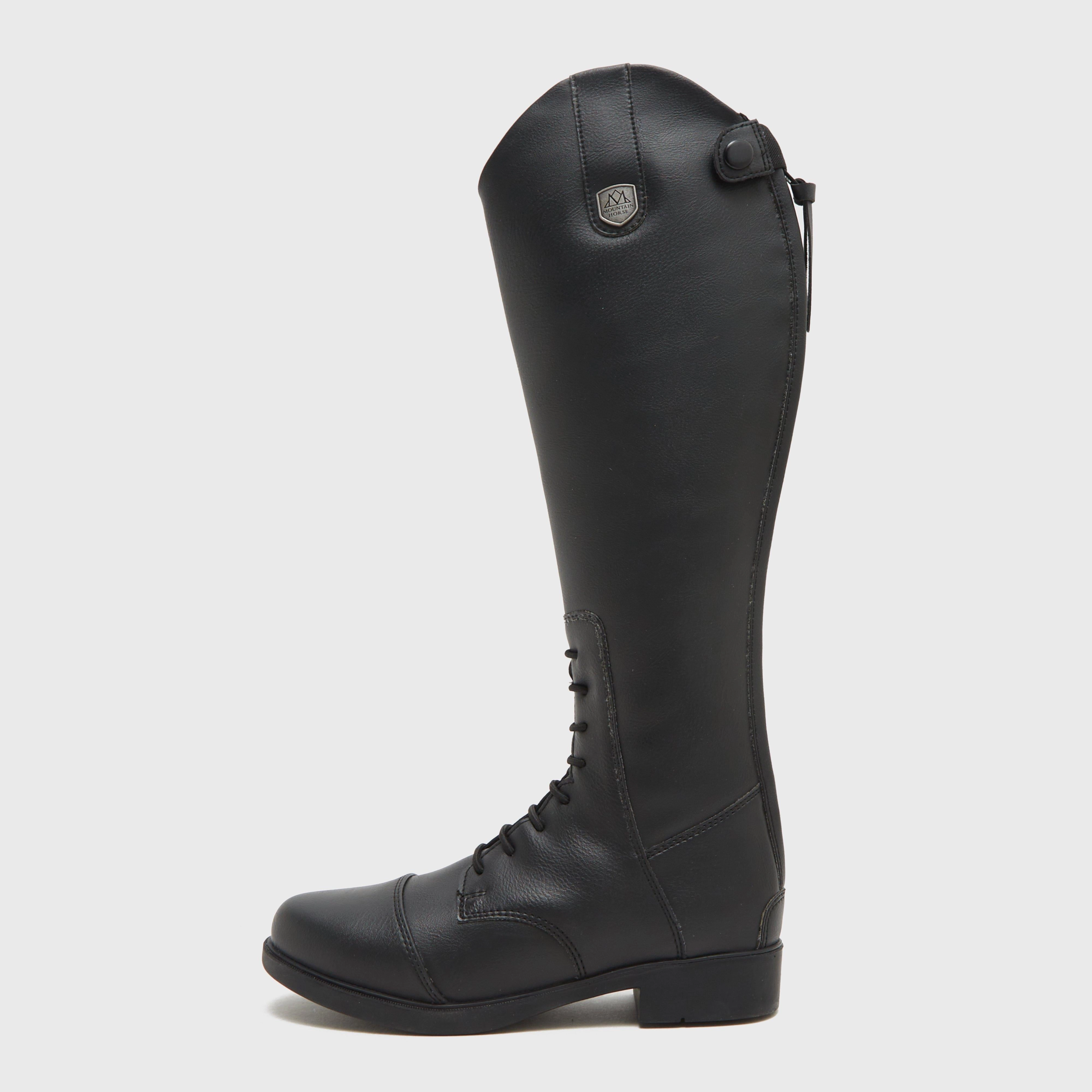 Kids Veganza Long Riding Boots Black Glove Boots