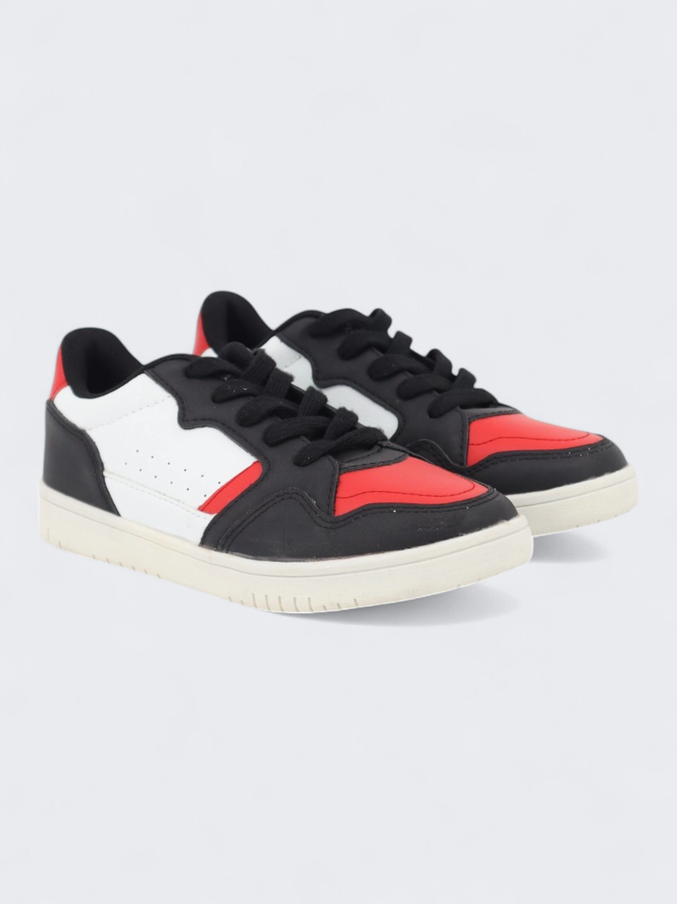 Family Dollar Sneakers Kid's Boy's Textured Sneakers,Black