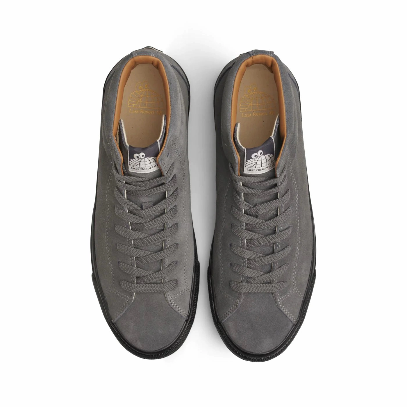 Last Resort AB VM003 Suede Hi Skate Shoes - Steel Grey / Black Daily 30 Skate Shoes