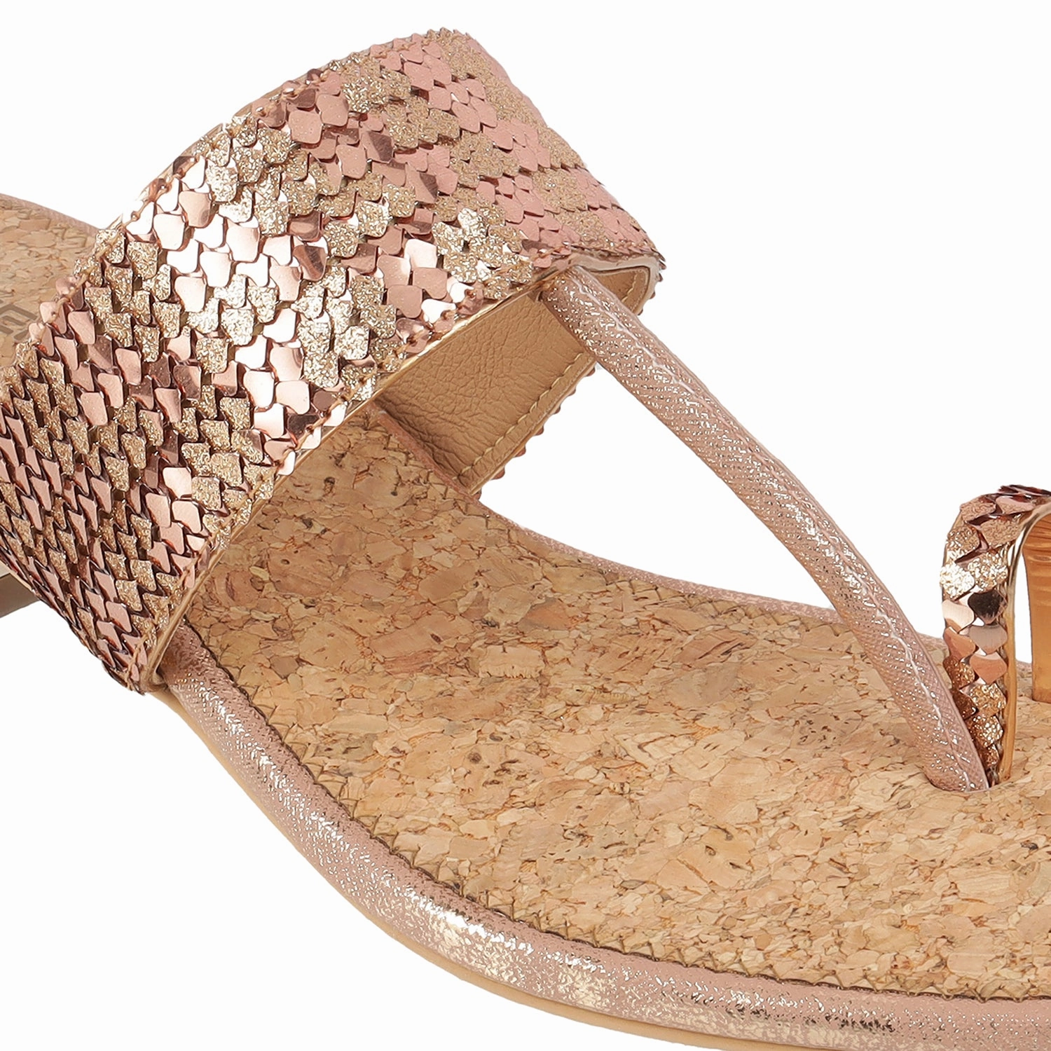 Oxford Shoes Flat Lazera Partywear Toe Ring Flats with Mini Box Heel (1579)