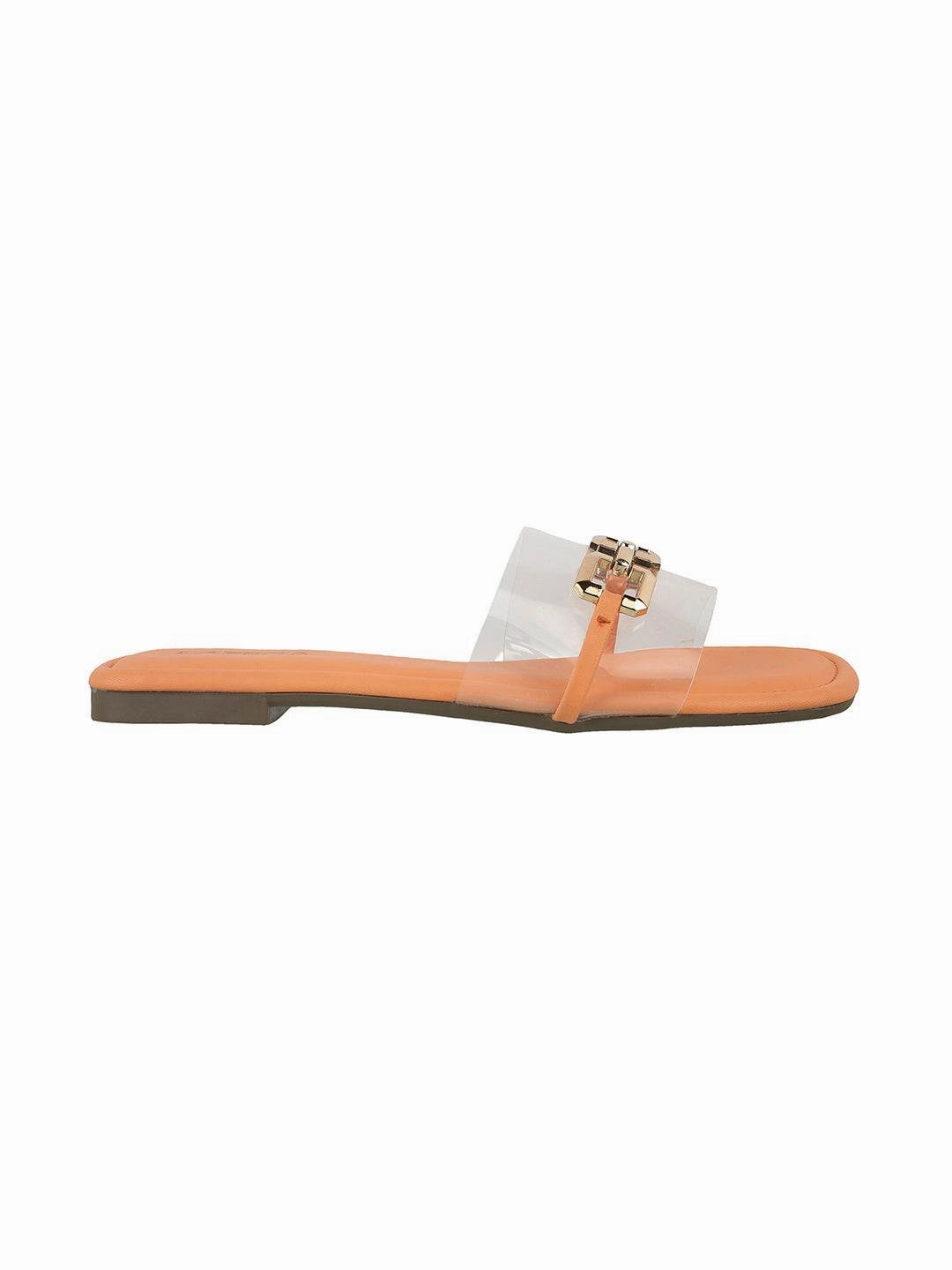 Lazera Transparent Chain-Link Flats (1523)